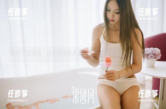 GIRLT果团网-尹意纯 GIRLT果团网 - 这个红裙图集,尹意纯的可爱时刻,给我回血啊!