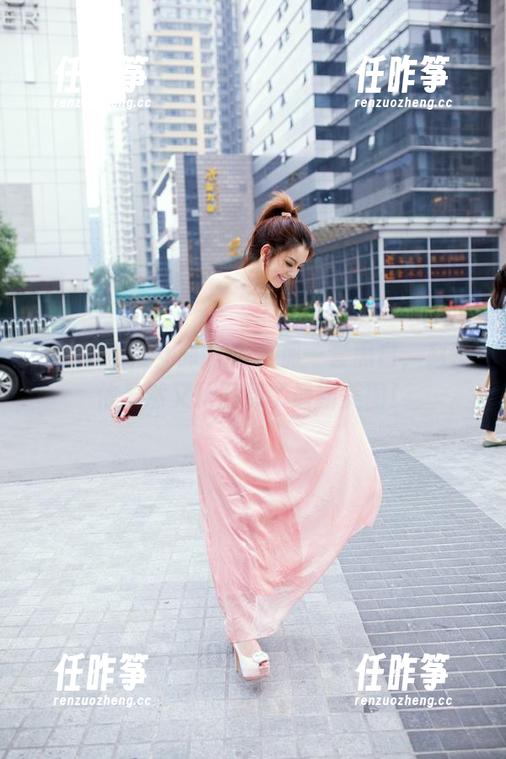 TuiGirl推女郎 - 去年那一套黑白，赵惟依果然又轮回到了最新美图！-任昨筝