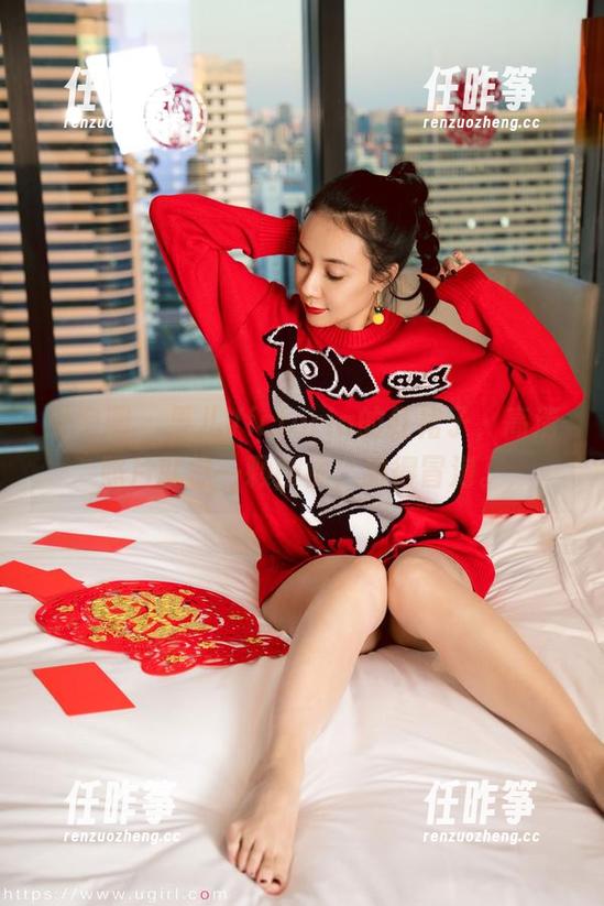 果儿Victoria 微密圈 - 果儿Victoria的红裙子,高清照片就像一颗樱桃,甜得冒泡。