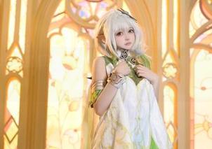 精选莱可Raika的厨娘cos，没想到她的拿手菜也能成为画卷的主角！